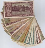 30db-os vegyes magyar pengő bankjegy tétel T:III,III-