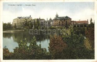 Tátra, Magas Tátra - 6 db régi városképes lap, vegyes minőség / 6 pre-1945 town-view postcards, mixe...