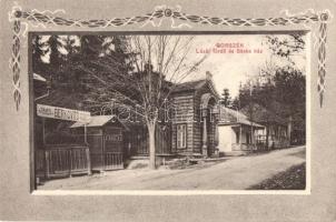 Borszék, Borsec; Lázár fürdő, Sáska ház, Berkovits Koser vendéglője / spa, Jewish kosher guest house, restaurant and hotel. Art Nouveau