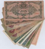 11db-os magyar pengő bankjegy tétel, közte egy adópengő is T:III,III-