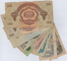 1944. 1P-100P (10x) "A Vörös Hadsereg Parancsnoksága" T:III,III-