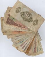 1944. 1P-100P (30x) "A Vörös Hadsereg Parancsnoksága" főleg gyenge tartású bankjegyek T:II...