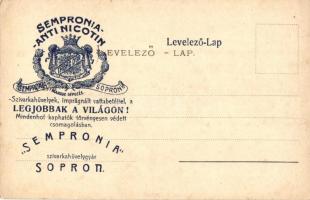 5 db RÉGI reklámlap / 5 pre-1945 advertisement postcards