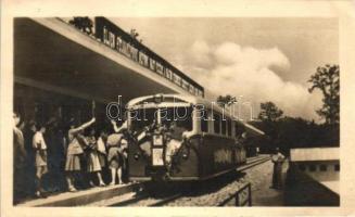 Budapesti úttörő vasutak - 11 db MODERN fekete-fehér városképes lap / 11 black and white modern post...