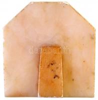 1942. Fém Levente jelvény márványlapon (67x73mm) T:2