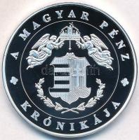 DN "A magyar pénz krónikája - Szent László törvényei" Ag emlékérem tanúsítvánnyal (20g/0.9...