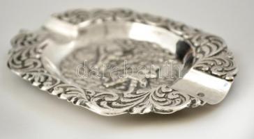 Ezüst(Ag) hamutálka, jelenettel, jelzett, 10x7,5 cm, nettó: 21,1 g