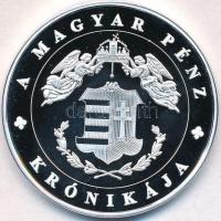 DN "A magyar pénz krónikája - Tanácsköztársaság" Ag emlékérem tanúsítvánnyal (20g/0.999/38...
