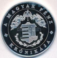 DN "A magyar pénz krónikája - I. Világháború" Ag emlékérem tanúsítvánnyal (20g/0.999/38,61...