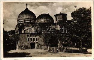 Budapest XIV. Állatkert, Pálmaház, Vastagbőrűek kertje, Krokodilusok terrariuma - 3 db régi képeslap...