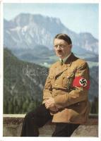 Reichskanzler Adolf Hitler am Obersalzberg. Vitacolor 6329.