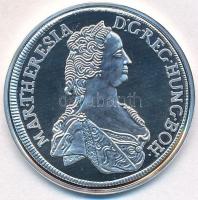 DN "Magyar tallérok utánveretben - Mária Terézia erdélyi tallérja 1745" Ag emlékérem tanúsítvánnyal (20g/0.999/38,6mm) T:PP fo.