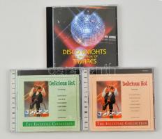 3 db zenei CD: Disco Knights: The Very Best of Tavares; Jazz Delicious Hot: The Essential Collection 1., 3.