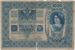 1902-1923. 10db-os vegyes magyar korona bankjegy tétel T:III-IV