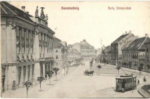 Szombathely, Szily János utca, villamos (Rb)