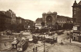 Budapest VII. Keleti pályaudvar, villamosok