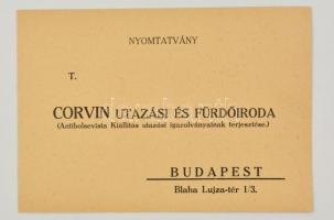 cca 1920 Antibolsevista Kiállítás jegyeinek terjesztéséről szóló levelezőlap