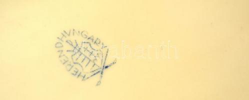 Herendi Viktória mintás hamuzó, kézzel festett,  jelzett, hibátlan, 14×11 cm