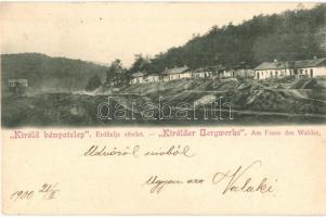 Királd-bányatelep, Erdőalja részlet / Királder Bergwerke, Am Fusse des Waldes (EK)