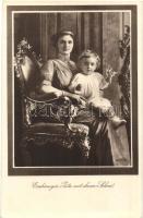 Erzherzogin Zita mit ihren Sohne / Zita with her son, Otto