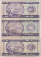 1969. 500Ft (3x) T:III