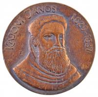 Tőrös Gábor (1934-) DN "Kájoni János 1629-1687" modern öntött Br plakett (99mm) T:2