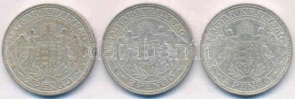 1932-1936. 2P Ag "Madonna" (3xklf) T:2,2-
Adamo P7