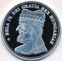 DN "Királyi koronák - IV. Béla 5 korona 1909" Ag emlékérem tanúsítvánnyal (20g/0.999/38,61mm) T:PP