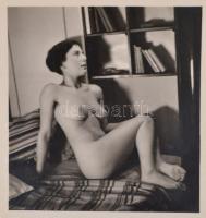 cca 1930 5 db finoman erotikus fotó, 8,5x6 cm