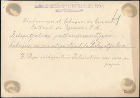 cca 1932 Bélapátfalvai Portlandcementgyár, papírzsák gyártás, Egercsehi Kőszénbánya és Portlandcemen...