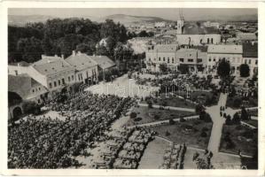 1940 Szamosújvár, Gherla; bevonulás tankokkal / entry of the Hungarian troops, tanks (EK)