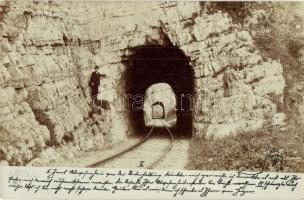 1900 Anina, Stájerlakanina, Steierdorf; vasúti alagút / railway tunnel, photo