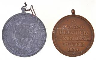 1938. "Felvidéki Emlékérem - II. Rákóczi Ferenc" Br emlékérem mellszalag nélkül + 1940. &q...