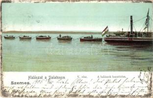 Balaton, Halászat V. rész; A halászok hazatérése