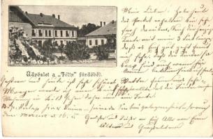 1899 Félixfürdő, Baile Felix; gyógyforrás / spa (vágott / cut)