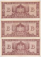 1946. 100.000BP (3x) T:I--II-