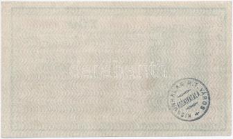 1918. 200K "A 2037" hullámos hátlap, hátoldalán "Kiskunhalas R.T. Város Adóhivatala&q...