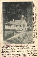 1899 Merano, Meran; Einsiedler in der Naif / hermit house in the valley, chapel, B. Johannes k.u.k. Hofphotograph (EK)