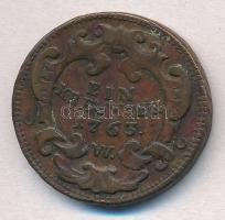 Ausztria 1763W 1kr Cu "Lotharingiai Ferenc" T:2 ph. 
Austria 1763W 1 Kreuzer Cu "Fra...