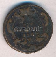 Ausztria 1760W 1kr Cu "Lotharingiai Ferenc" T:2- 
Austria 1760W 1 Kreuzer Cu "Franz ...