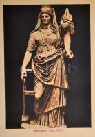 Ars Romae Scultura. Füzött papírkötés, 40 db egészoldas fekete-fehér fotóval, olasz nyelven./
Ars R...