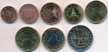Szlovénia 2007. 1c-2E (8xklf) T:1-
Slovenia 2007. 1 Cent - 2 Euro (8xdiff) C:AU