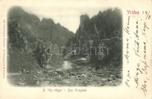 Vrátna, Vág völgye, Dr. Pattantyús M. felvétele, Gansel Lipót 155. / valley, mountain (EK)