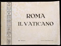 Roma il Vaticano. Roma, é.n., Richter Ernesto, 120 p. Fűzött papírkötés, fekete-fehér fotókkal, olas...