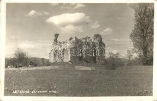 Szerednye, Serednie; Zriceniny hradu / várrom, Valler Henrik kiadása / castle ruins (EK)