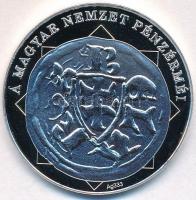 DN "A magyar nemzet pénzérméi - Első kettőskereszt címerben 1172-1196" Ag emlékérem tanúsí...