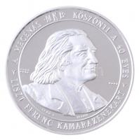 Lebó Ferenc (1960-) 2003. MKB - Liszt Ferenc Kamarazenekar Ag emlékérem dísztokban (31,46g/0.999/42mm) T:PP