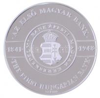 2002. "MKB - Első Magyar Bank" Ag emlékérem eredeti dísztokban (31,2g/0.999/42,5mm) T:PP