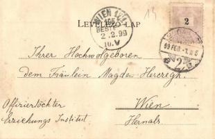 1899 Budapest XII. Svábhegy, gyógyszertár, Károlyi György kiadása (r)