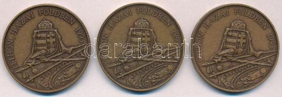 Bognár György (1944-) 1993. "Vitéz Nagybányai Horthy Miklós / Itthon hazai földben" Br eml...